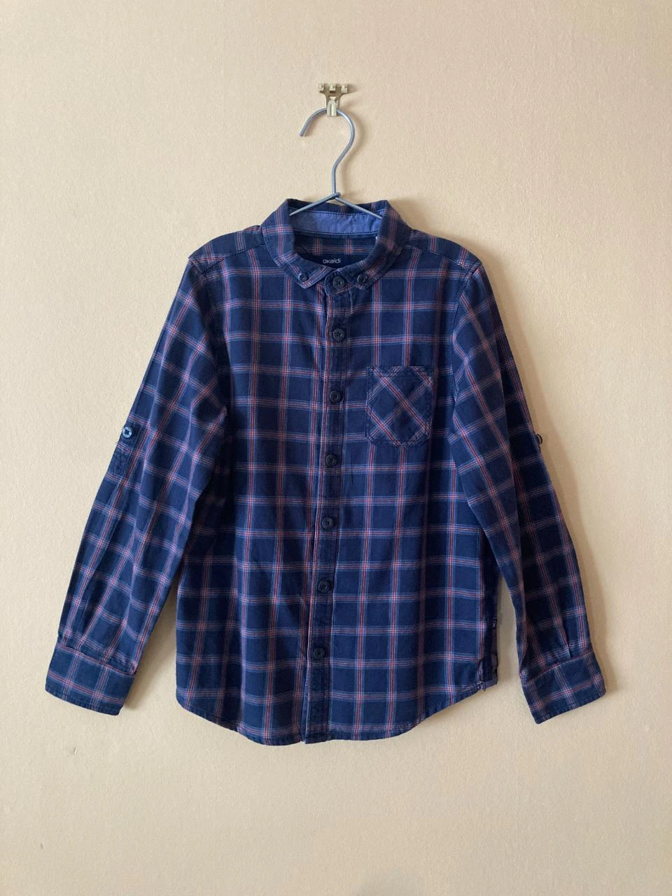 Chemise carreaux Okaïdi 8 ans (128 cm)